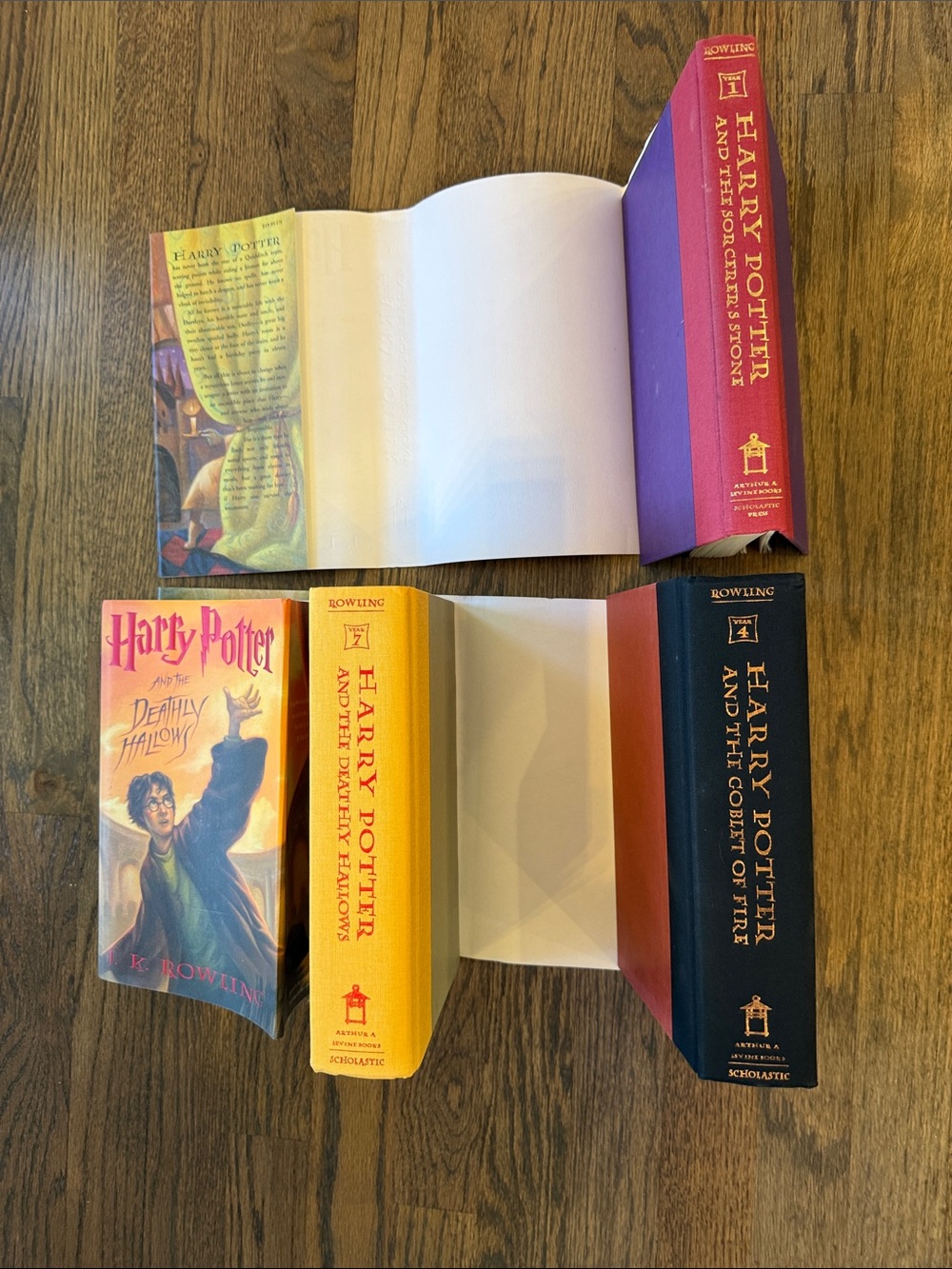 Harry Potter Hardcover Book Set 1-7 First American Edition Excellent Condition! - Picture 11 of 11